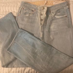 Rag and Bone Straight Leg Jeans